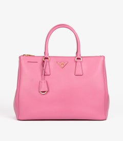 Prada Begonia Saffiano Lux Leather Large Galleria Tote