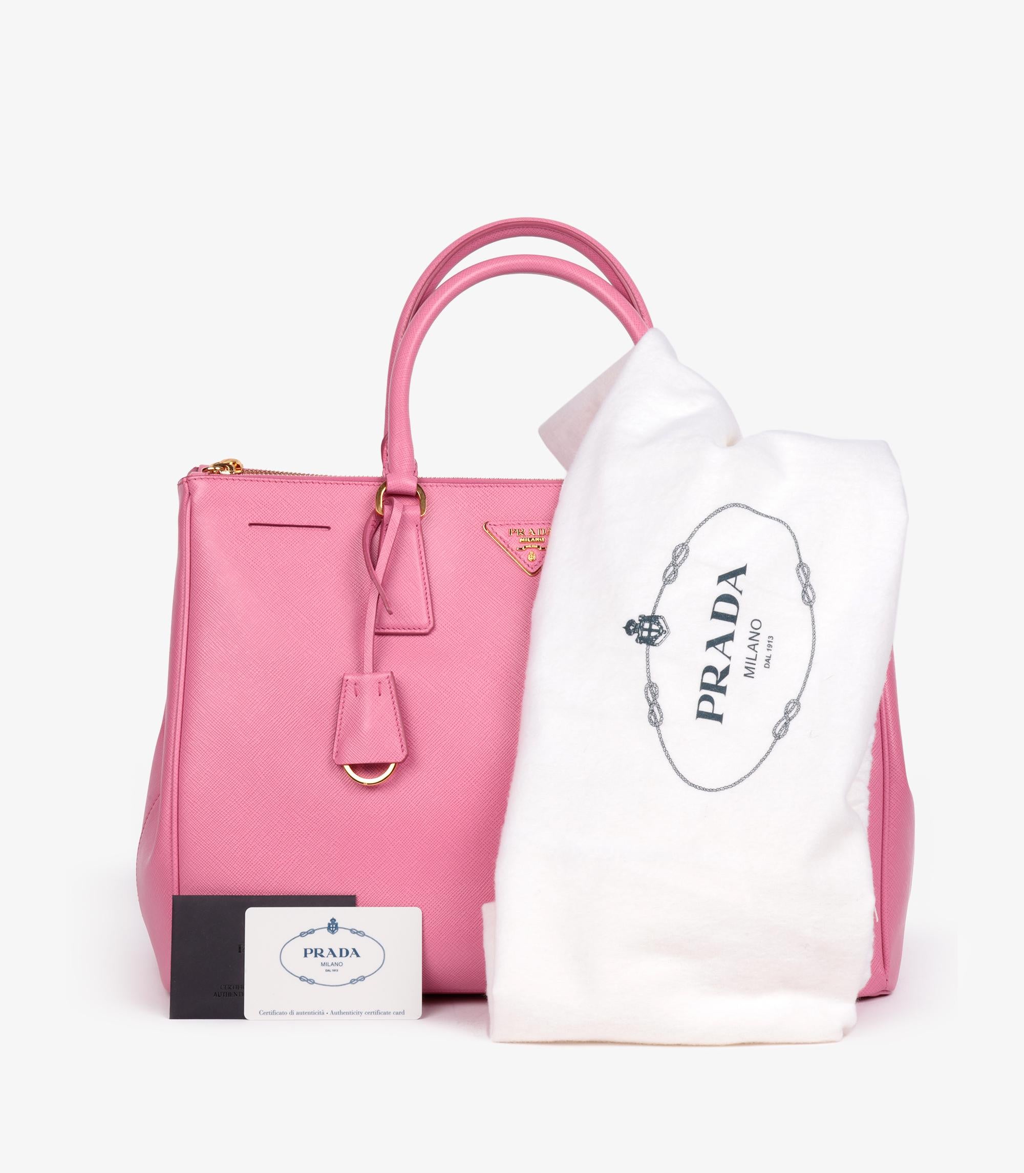 Prada Fourre-tout Galleria en cuir Saffiano Lux de grande taille en vente 1