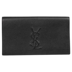 Saint Laurent  Bolso grande Belle de Jour de piel de becerro negra