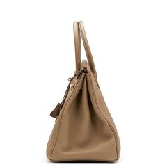 2009 Hermes Etoupe Togo Leather Birkin 35cm