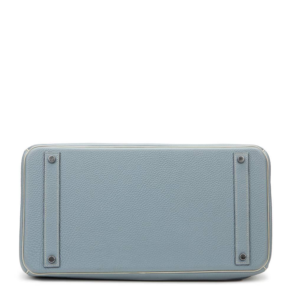 hermes bleu lin color