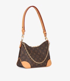 Louis Vuitton Brown Monogram Coated Canvas & Vachetta Leather Boulogne PM