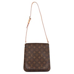 Louis Vuitton Brown Coated Canvas & Vachetta Leather Vintage Musette Salsa