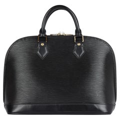 Louis Vuitton 2002 Black Epi Leather Vintage Alma PM