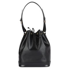 Louis Vuitton 1998 Black Epi Leather Vintage Noé