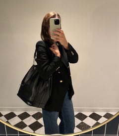 Louis Vuitton 1998 Black Epi Leather Vintage Noé