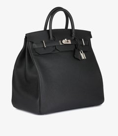 Hermès Black Togo Leather Birkin 40cm HAC Retourne