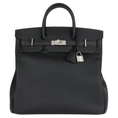 Hermès Black Togo Leather Birkin 40cm HAC Retourne