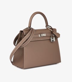 Hermès 2026 Etoupe Epsom Leather Kelly 25cm Sellier - Unworn