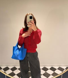 Hermès Bleu Hydra Clemence Leather Picotin 22 Lock