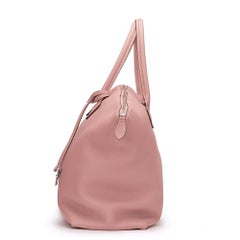 2014 Louis Vuitton Magnolia Veau Cachemire Leather Soft Lockit MM