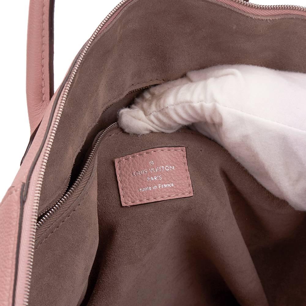 2014 Louis Vuitton Magnolia Veau Cachemire Leather Soft Lockit MM 1