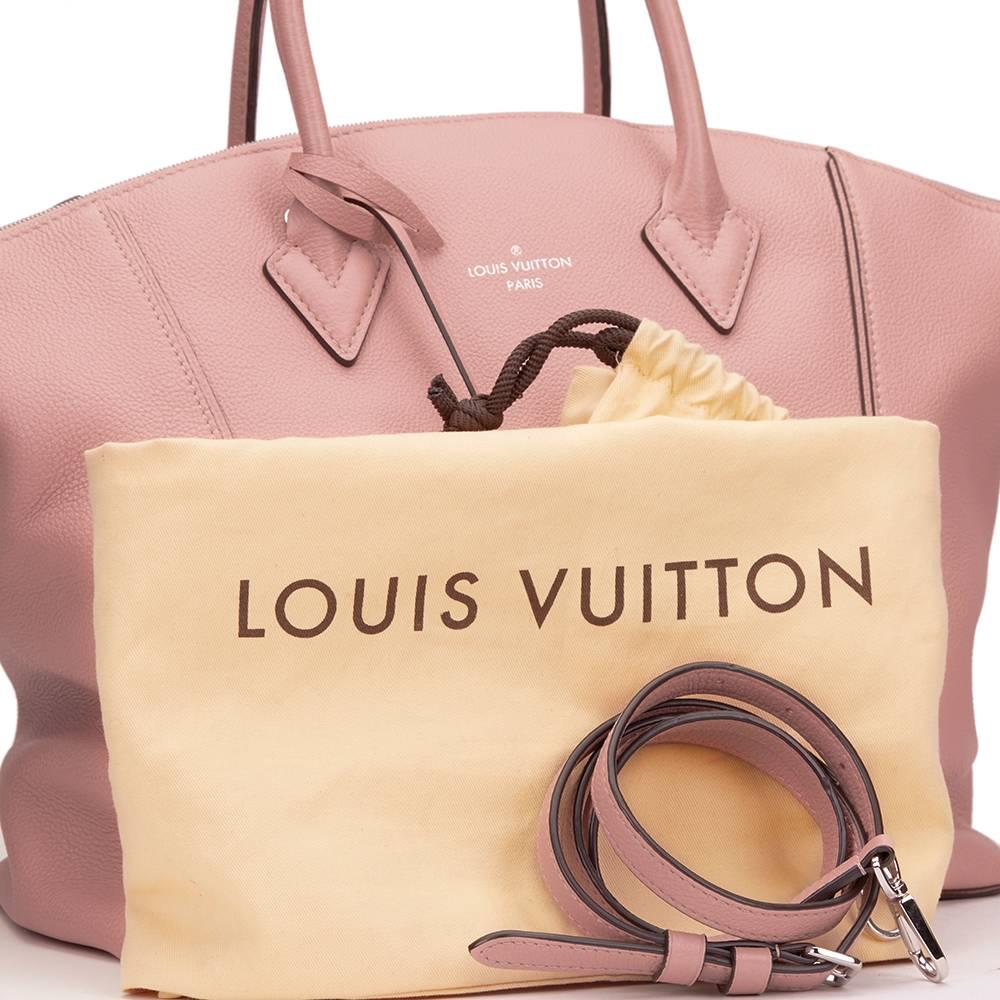 2014 Louis Vuitton Magnolia Veau Cachemire Leather Soft Lockit MM 2