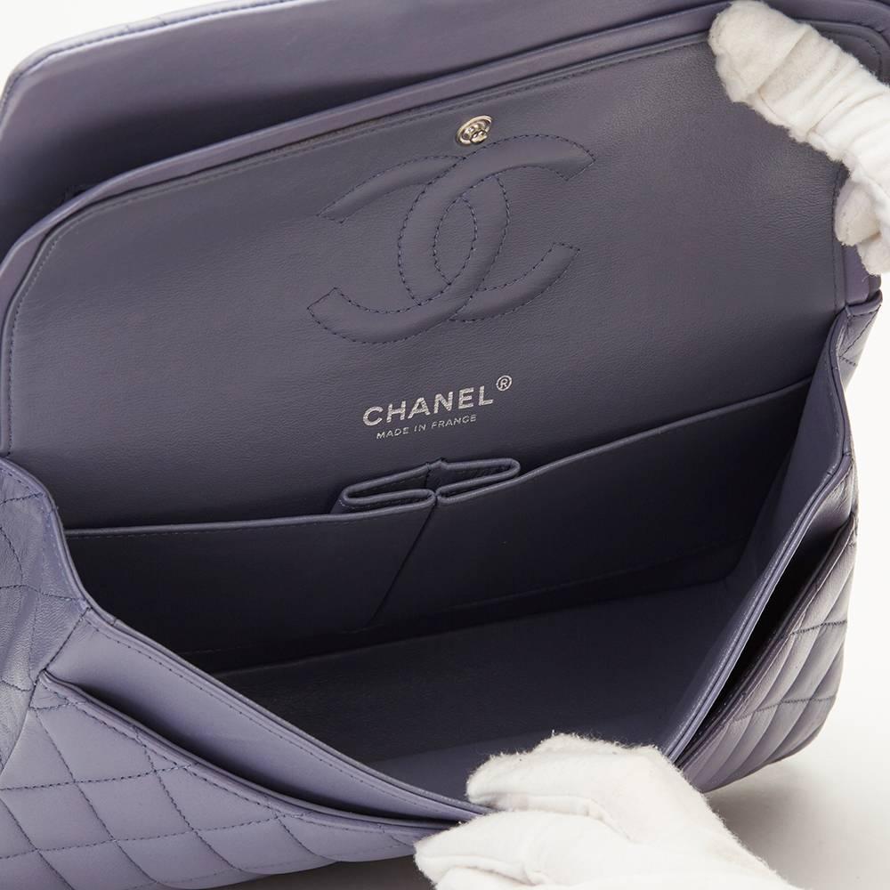 2011 Chanel Lavender Quilted Lambskin Medium Classic Double Flap Bag 1