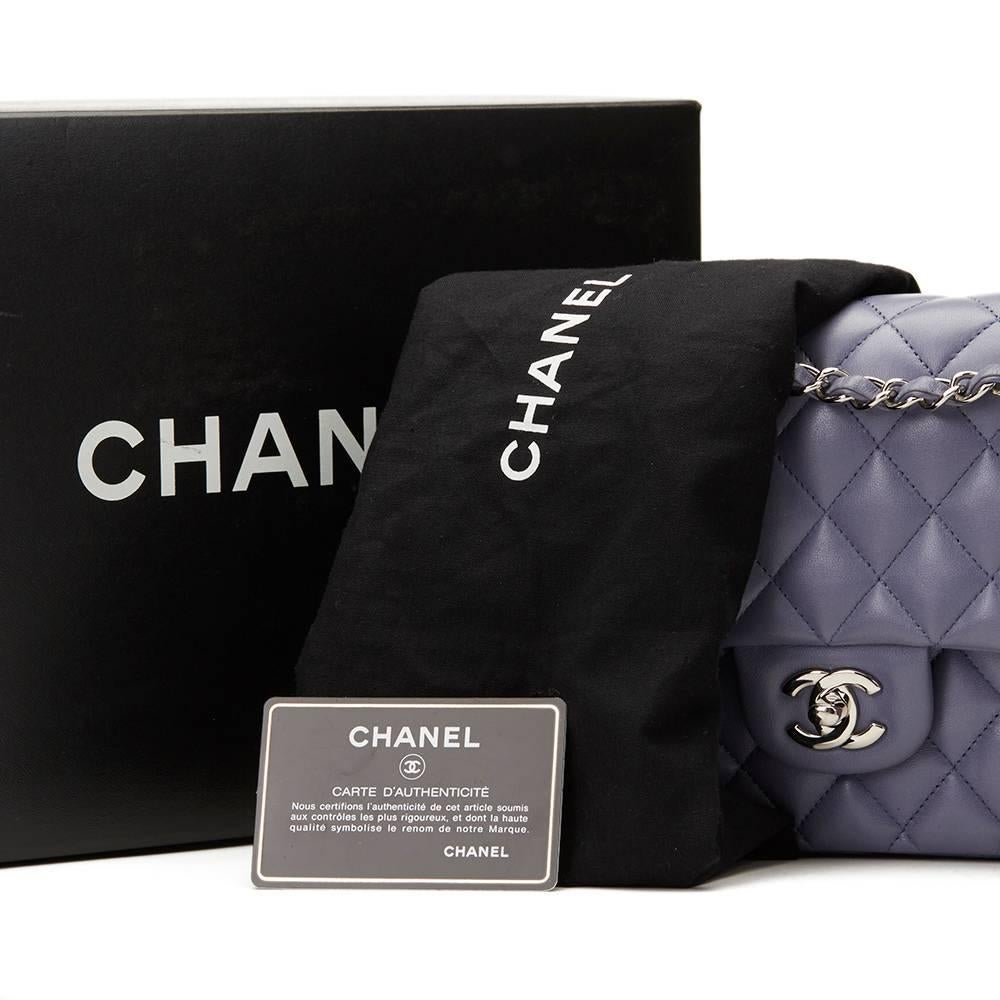 2011 Chanel Lavender Quilted Lambskin Medium Classic Double Flap Bag 2