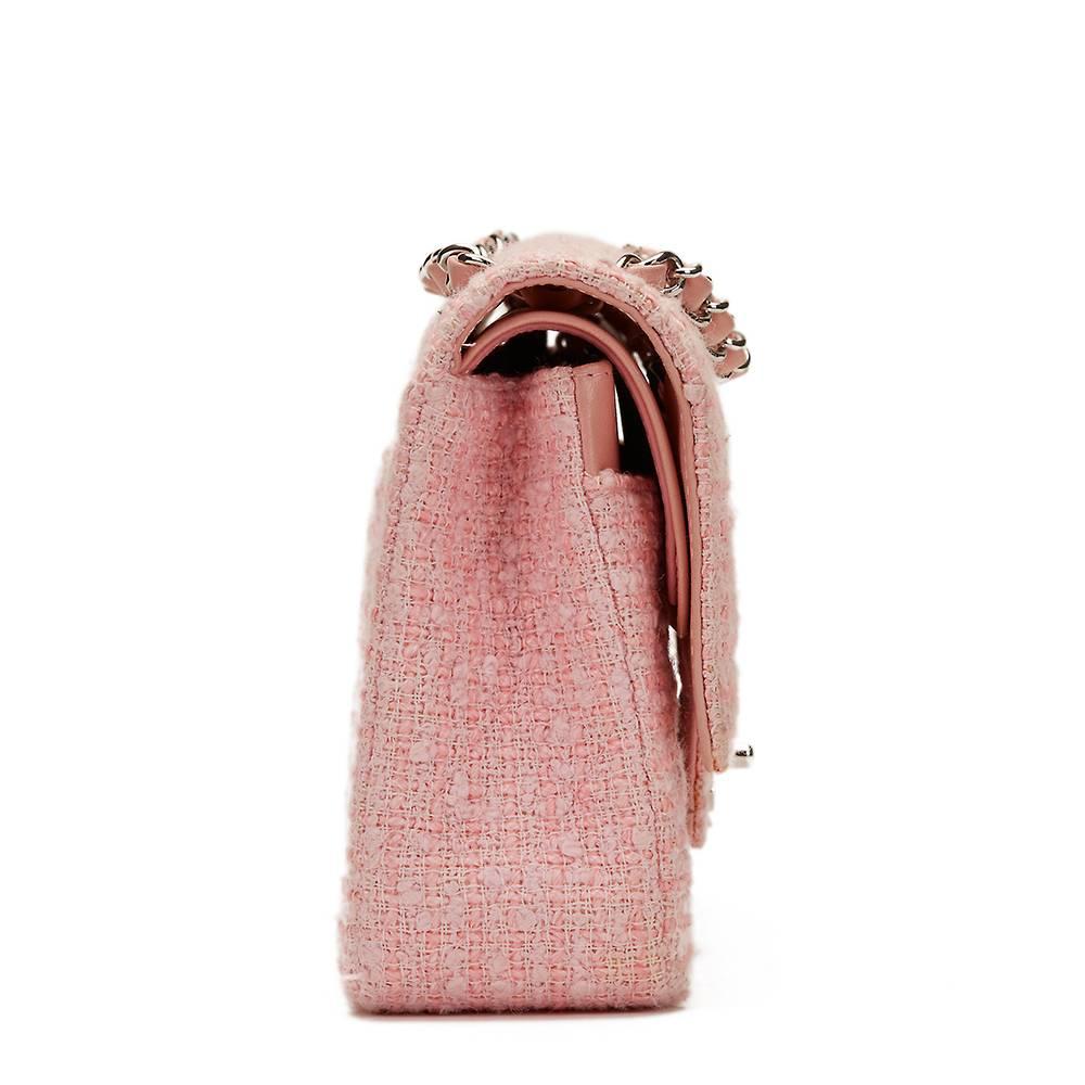pink chanel tweed bag