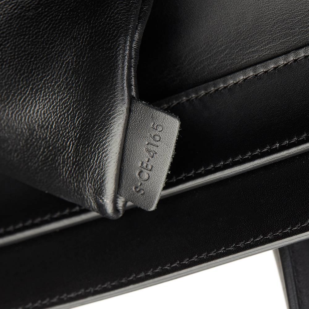 2015 Céline Blue, Beige, Black Tri-Colour Textured Calfskin & Suede Mini Luggage 3