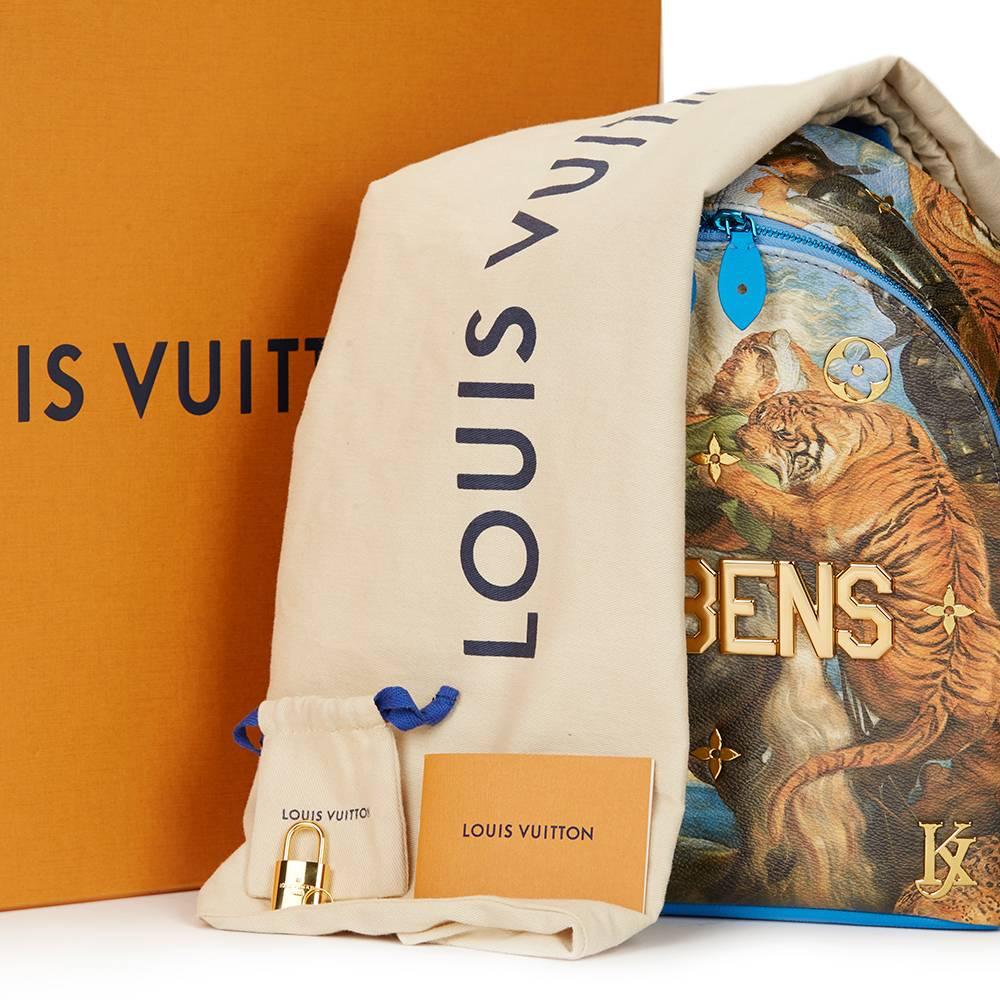 2017 Louis Vuitton Masters Jeff Koons Rubens Palm Springs Backpack  2
