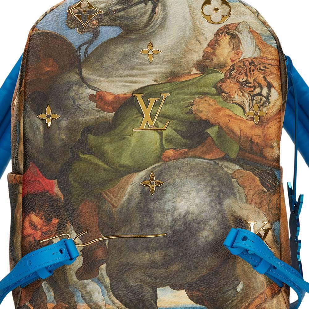 Women's 2017 Louis Vuitton Masters Jeff Koons Rubens Palm Springs Backpack 