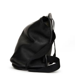 1998 Hermes Black Togo Leather Vintage Sherpa Backpack