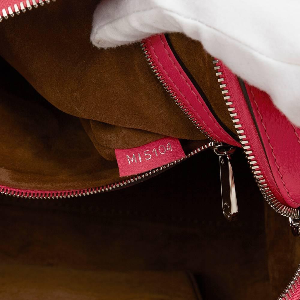 2014 Louis Vuitton Rose Cashmere Leather Sofia Coppola BB 3
