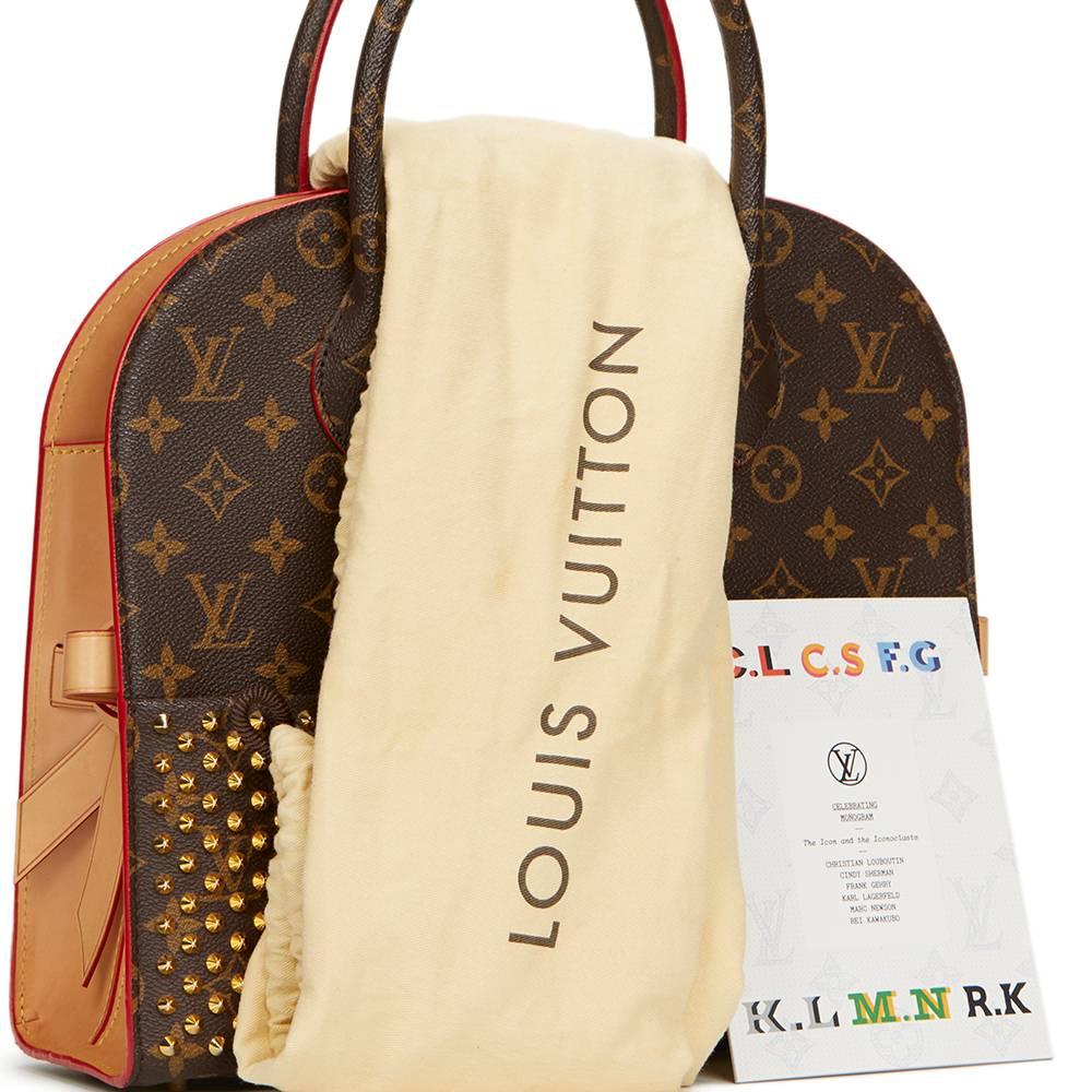 2014 Louis Vuitton Studded Canvas, Red Pony Hair & Cowhide Christian Louboutin 2