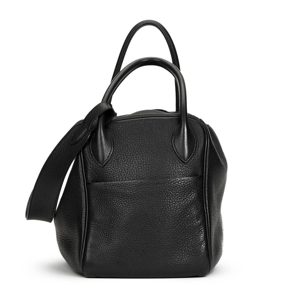 HERMES
Black Togo Leather Lindy 34

This HERMÈS Lindy 34 is in Very Good Pre-Owned Condition. Circa 2006. Primarily made from Togo Leather complimented by Palladium hardware. Our  reference is HB1323 should you need to quote this.

 Reference: