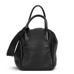 2006 Hermes Black Togo Leather Lindy 34
