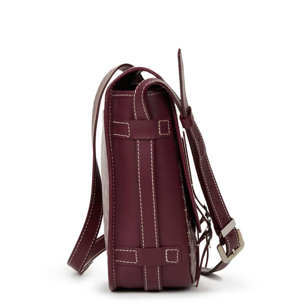 Noir 2016 Goyard Bourgogne Toile enduite Chevron & Cuir de veau Belvedere MM