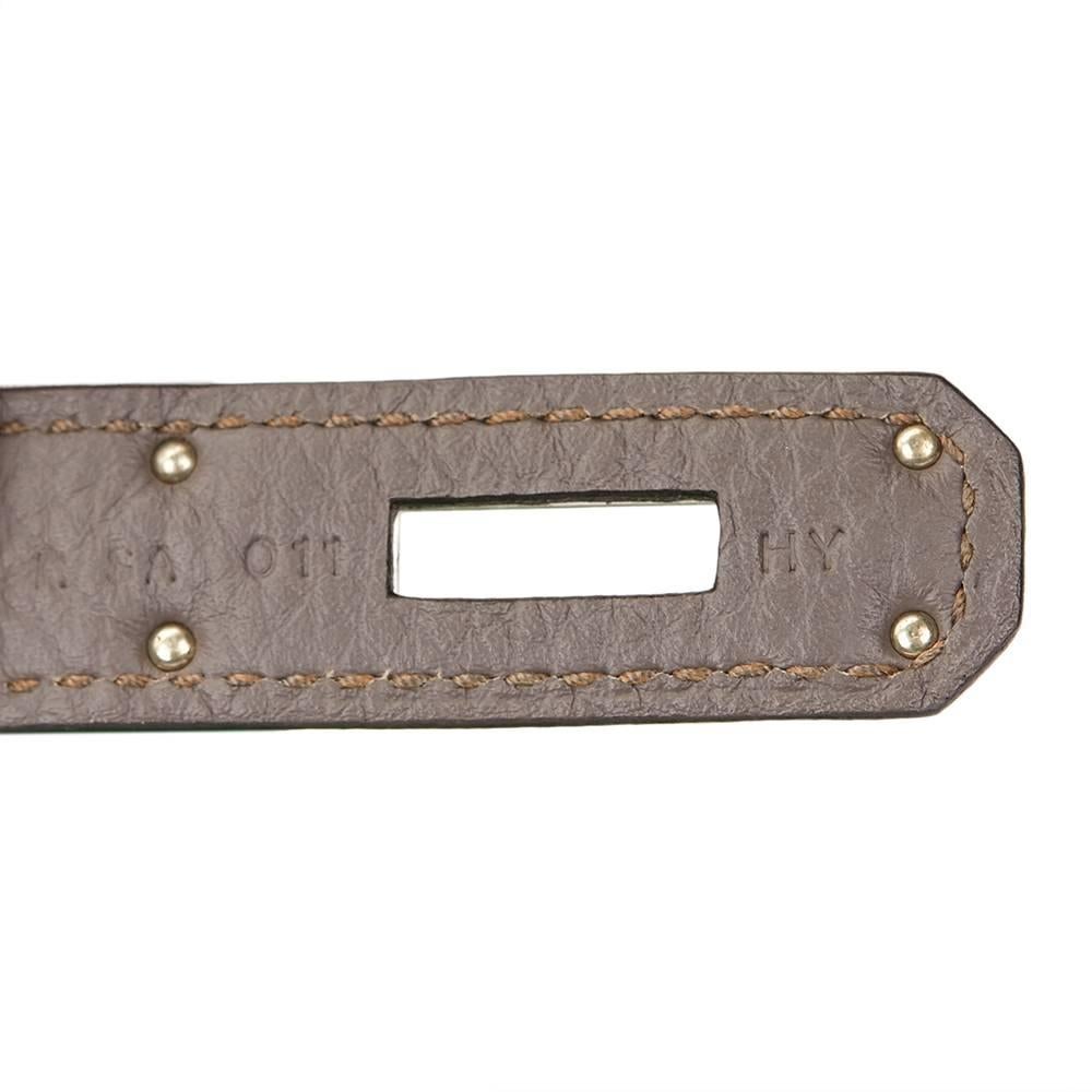 2014 Hermes Bambou & Etain Togo Leather Special Order Birkin 30cm 2
