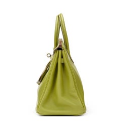 2007 Hermes Vert Anis Swift Leather Birkin 25cm