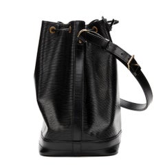 1993 LOUIS VUITTON Black Epi Leather Vintage Noé