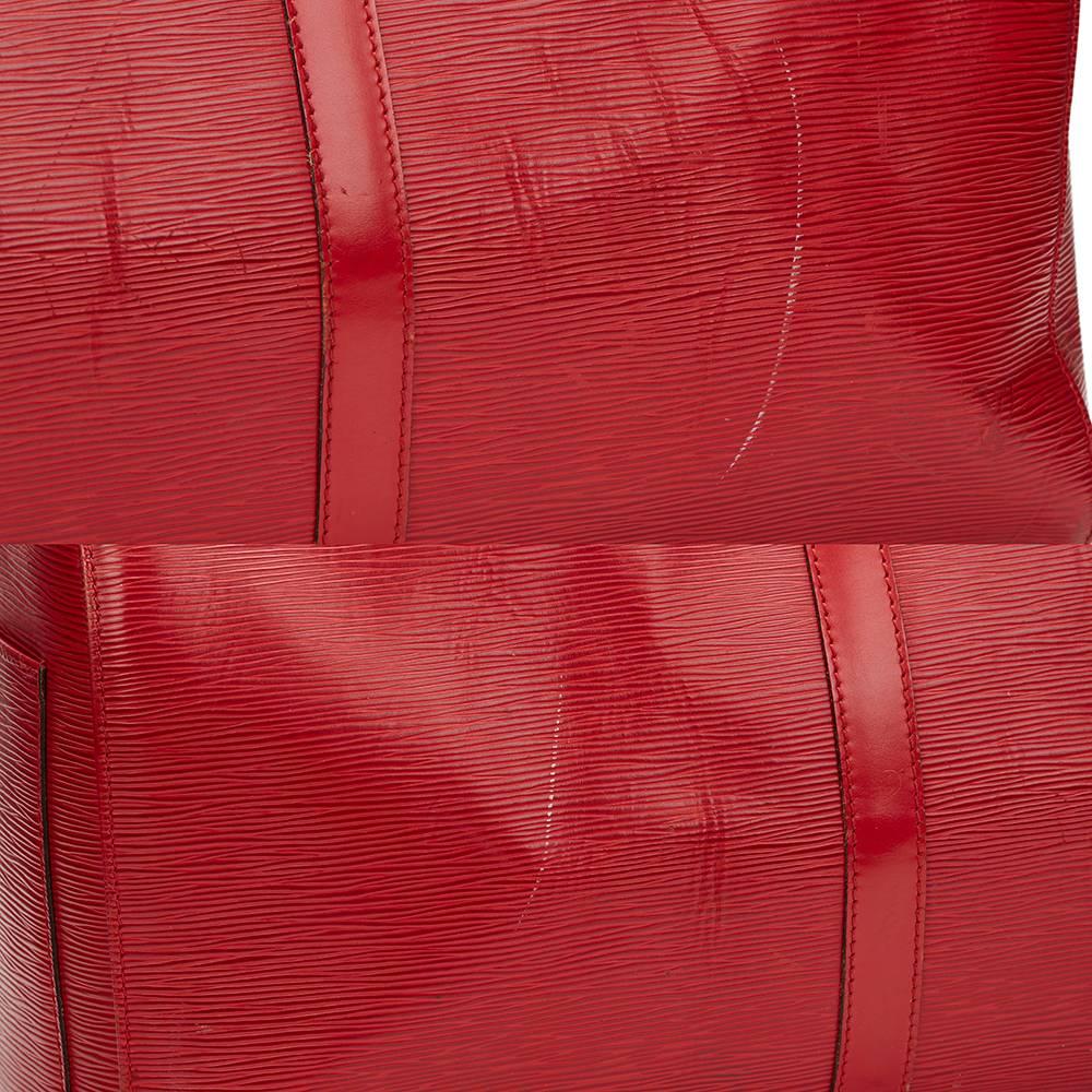 1997 Louis Vuitton Red Epi Leather Vintage Keepall 55 5