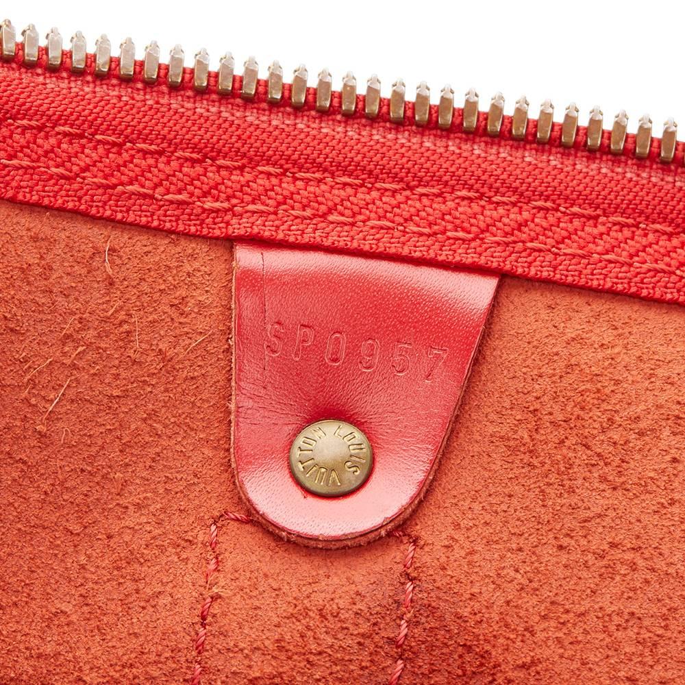 1997 Louis Vuitton Red Epi Leather Vintage Keepall 55 2