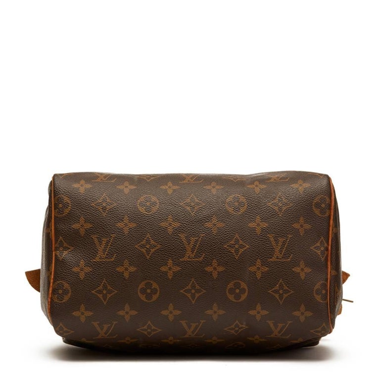 Louis Vuitton Monogram Speedy 25 - Brown Handle Bags, Handbags - LOU817527