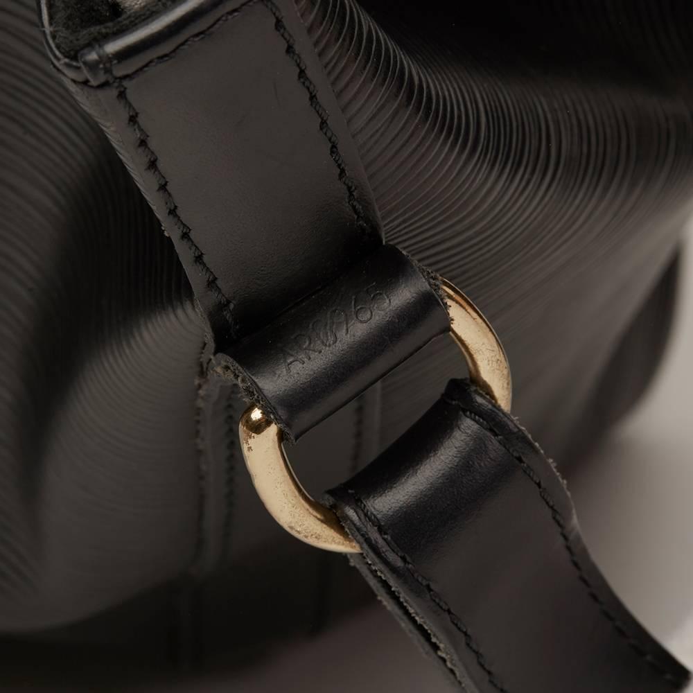 1995 Louis Vuitton Black Epi Leather Vintage Petit Noe 4