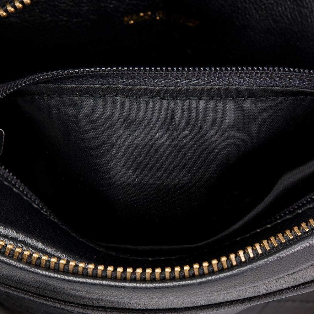 1990's Chanel Black Quilted Lambskin Vintage Tassel Camera Bag  3