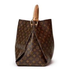 2013 Louis Vuitton Brown Coated Monogram Canvas Artsy MM