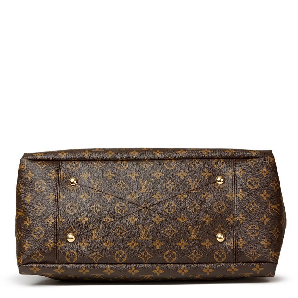 2013 Louis Vuitton Brown Coated Monogram Canvas Artsy MM In Excellent Condition In Bishop's Stortford, Hertfordshire