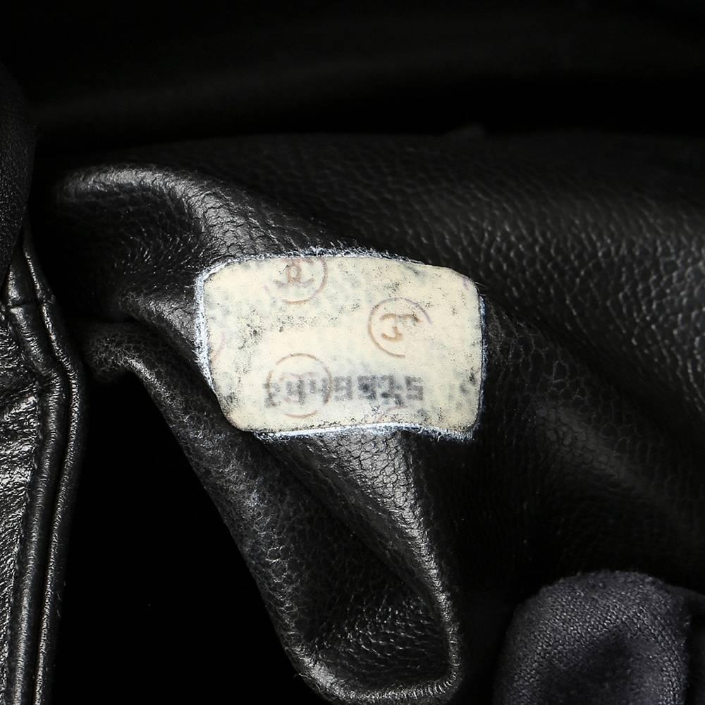 Women's 1991 Chanel Black Quilted Lambskin Vintage Bucket Bag