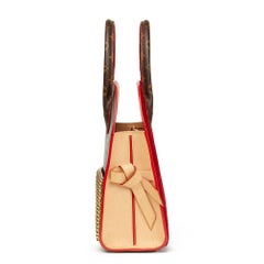 Louis Vuitton Studded Canvas Red Pony Hair Vachetta Christian Louboutin, 2011