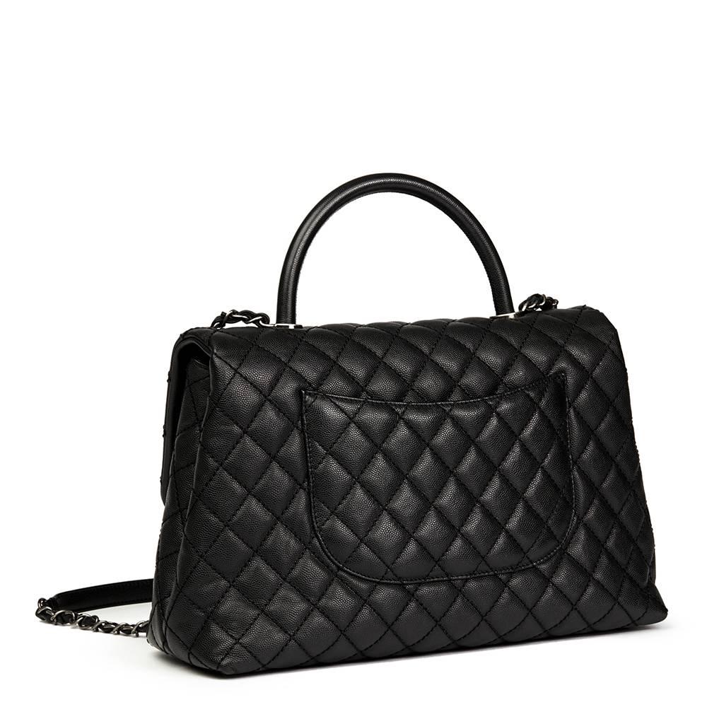 chanel large coco handle bag