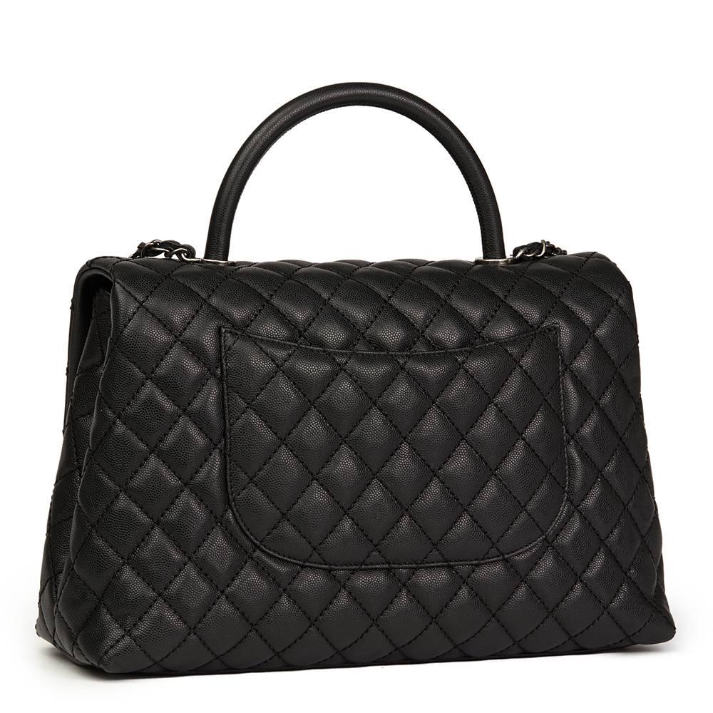 chanel large coco handle bag