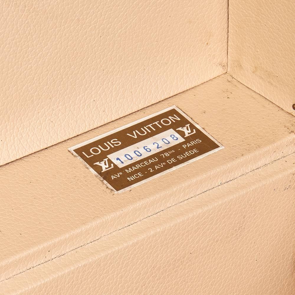 Louis Vuitton Brown Monogram Coated Canvas Vintage Alzer Trunk, 1980s 4