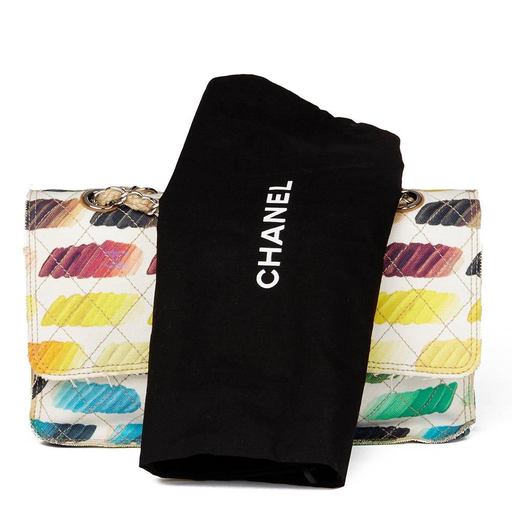 Chanel Multicolour Quilted Canvas Watercolour Colourama Flap Bag  3