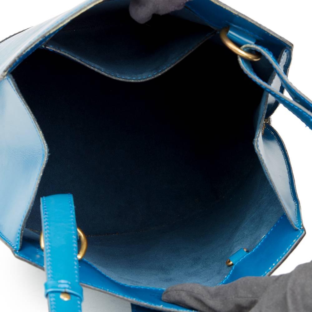 Louis Vuitton Blue Epi Leather Vintage Cluny 2