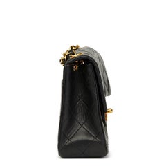 Chanel Black Quilted Lambskin Vintage Mini Flap Bag