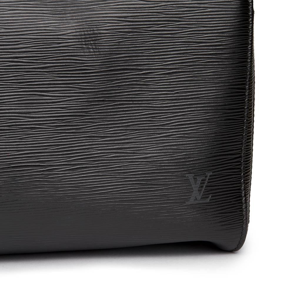 Louis Vuitton Black Epi Leather Vintage Keepall 1