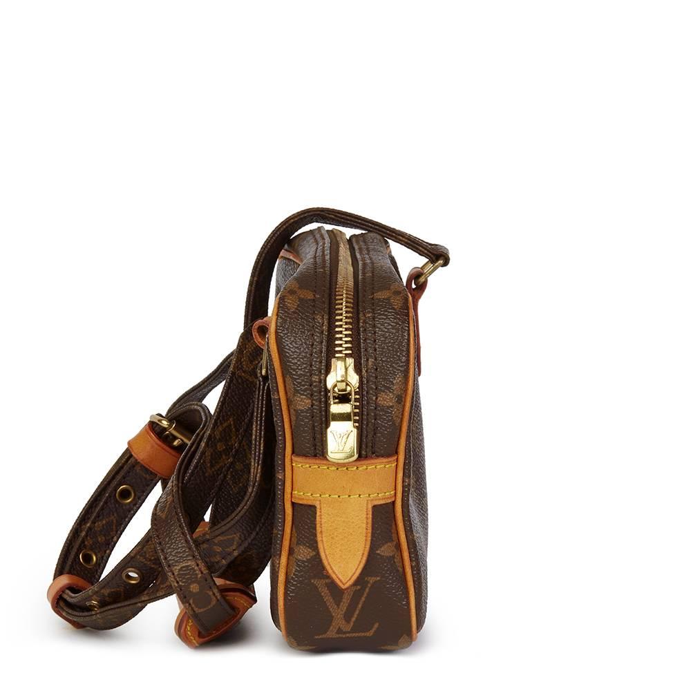 2002 Louis Vuitton Brown Monogram Coated Canvas Marly Bandouliere In Excellent Condition In Bishop's Stortford, Hertfordshire