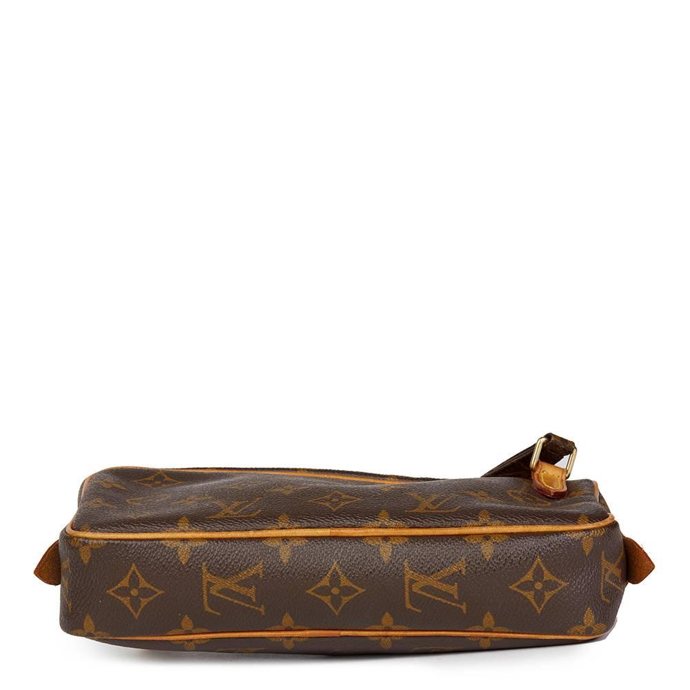 2002 Louis Vuitton Brown Monogram Coated Canvas Marly Bandouliere 10